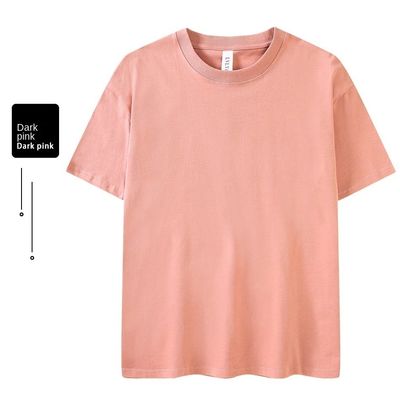 Venda rápida de roupas de ginástica padrão personalizado poliéster / algodão maior tamanho camiseta para jovens