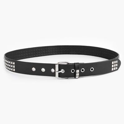Cinturão unisex com estilo comum Largura 2-4cm Ferro Fivela Rivet Punk Design