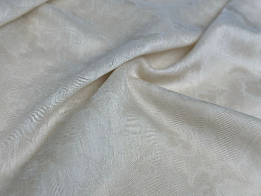 Tecido sob medida para vestuário Caxemira Lana penteada Têxtil Poliéster Acetato Satin Jacquard