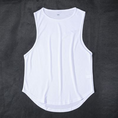 Impressão digital XMAMLON OEM RTS QUICK DRY Ginásio Maratona Colete de corrida para fitness masculino