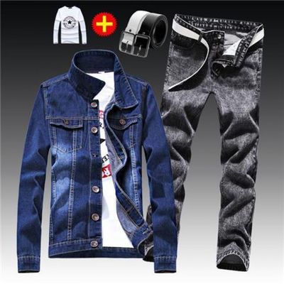 Produtos de compras Categoria Negócios Senhores 35 anos Jaqueta de casaco de denim para homens