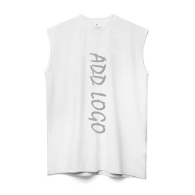 Unisex Impressão Gráfica Digital Ginásio Cortado Vestido Sem Manga XMAMLON Custom OEM RTS