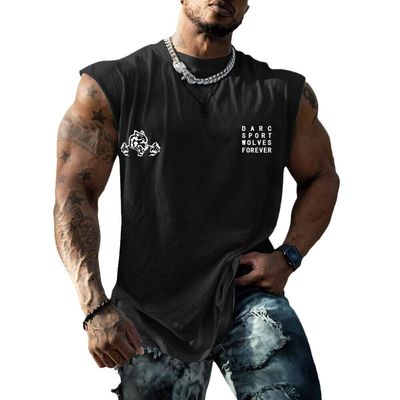 Unisex Impressão Gráfica Digital Ginásio Cortado Vestido Sem Manga XMAMLON Custom OEM RTS
