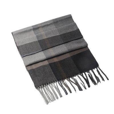 Fãs da equipa de futebol Jacquard Scarf Custom Tricoteado Scarf de Inverno com padrão em quadros