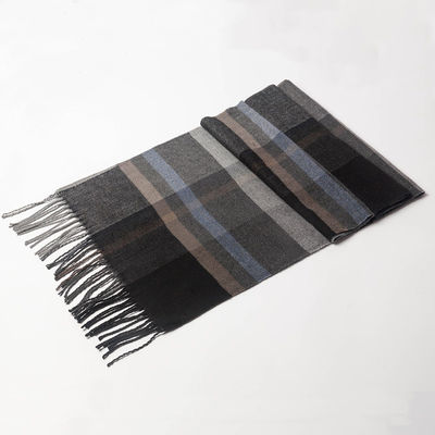 Fãs da equipa de futebol Jacquard Scarf Custom Tricoteado Scarf de Inverno com padrão em quadros