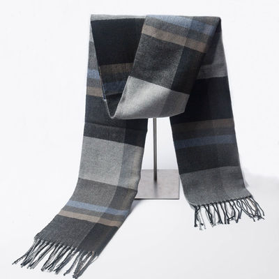 Fãs da equipa de futebol Jacquard Scarf Custom Tricoteado Scarf de Inverno com padrão em quadros