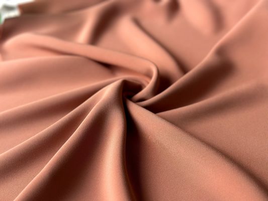 Tecido de poliéster spandex de triacetato, de peso pesado, de estiramento de 230 g, imitado de acetato