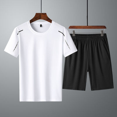100% poliéster Homens Sets Respirável QUICK Dry Jacket estilo camiseta para o Verão