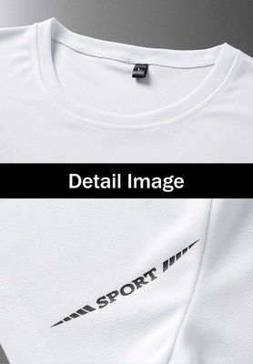 100% poliéster Homens Sets Respirável QUICK Dry Jacket estilo camiseta para o Verão