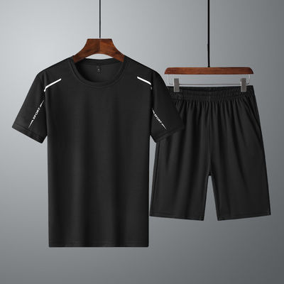 100% poliéster Homens Sets Respirável QUICK Dry Jacket estilo camiseta para o Verão