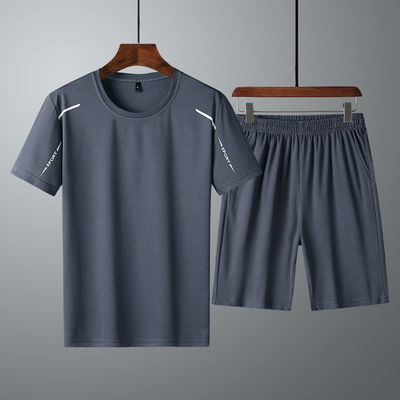 100% poliéster Homens Sets Respirável QUICK Dry Jacket estilo camiseta para o Verão