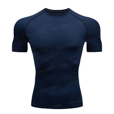 XMAMLON camiseta de manga curta masculina perfeita para treinamento de compressão atlética