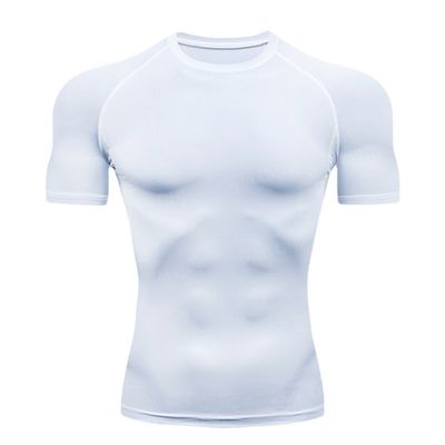 XMAMLON camiseta de manga curta masculina perfeita para treinamento de compressão atlética
