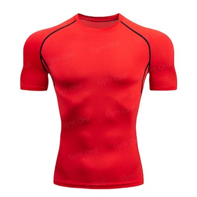 XMAMLON camiseta de manga curta masculina perfeita para treinamento de compressão atlética
