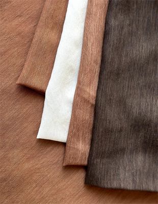 Tecido de poliéster acetato de caxemira, material têxtil de lã penteado para impressão sob medida