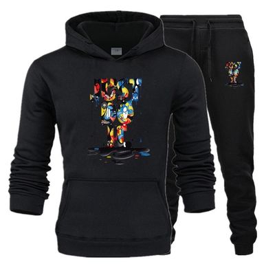 Melhore a sua aparência de Inverno com o nosso suéter personalizado Homens Hoodie Set Traje Incluído