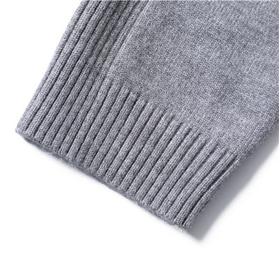 Suéter de Viscose / Algodão de Cor Sólida Suéter Slim Fit Turtle Neck para Usos Casual de Homens