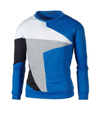 Suéter de lã confortável, à prova de vento, de manga longa, para moda casual masculina