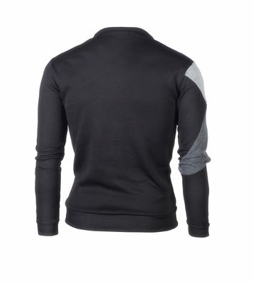 Suéter de lã confortável, à prova de vento, de manga longa, para moda casual masculina