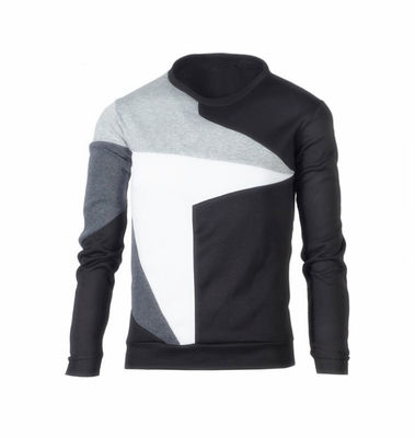 Suéter de lã confortável, à prova de vento, de manga longa, para moda casual masculina