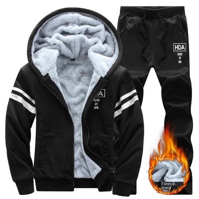 Camisola com capuz espessada e fato de treino portátil para atividades ao ar livre