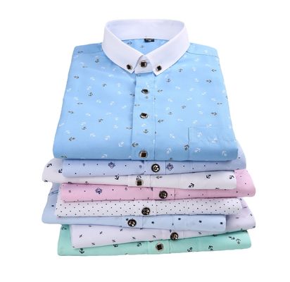 FONTE Categoria Camisa de manga longa masculina Havaiana Juventude Impressão floral de tamanho grande Produtos esportivos