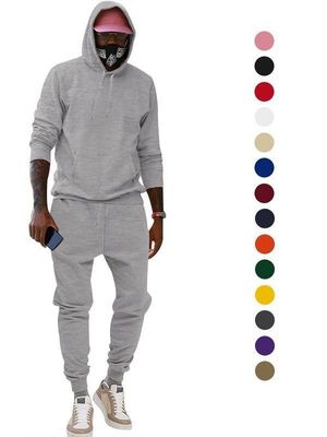 Trajes de suor em branco personalizados Homens Jogging Set Hoodies Jogging Usar roupas