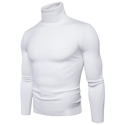 Camisola masculina de cores sólidas de 2022 com duas lapelas e alta função de material elástico