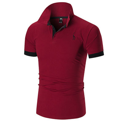 Impressão Padrão Tipo 330 gramas Plain Casual Golf Custom Logo simples Polo Shirt Para Homens