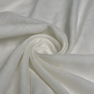 Tecido de lã leve e poliéster Jacquard de lã de lã tingido para vestidos