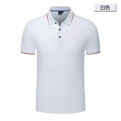 Camiseta de polo de manga curta personalizada para homens para atividades comerciais, trabalho e publicidade