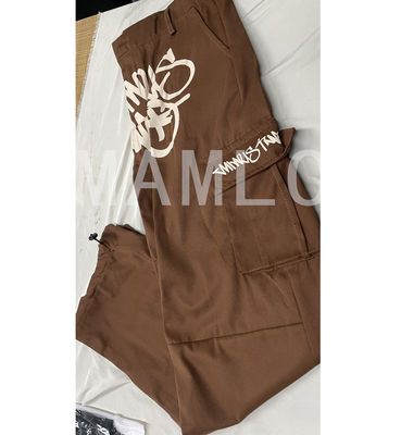 XMAMLON Calças Vintage Leves Calças de Outono para Homens com Logotipo Personalizado