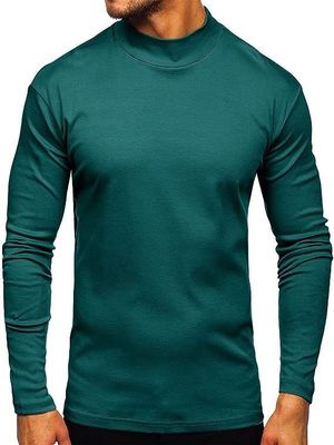 T-shirt de manga longa de homens suéter camisa de baixo suporte 7 dias