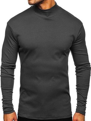T-shirt de manga longa de homens suéter camisa de baixo suporte 7 dias