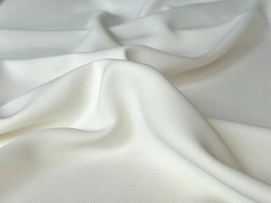 Estilo SLUB 100% Poliéster Antibiótico Estiramento Matte Tecido de cetim seco rápido para vestidos