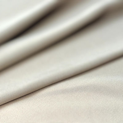 Estilo SLUB 100% Poliéster Antibiótico Estiramento Matte Tecido de cetim seco rápido para vestidos