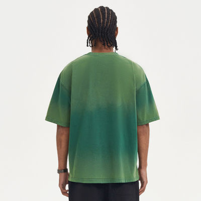 100% algodão Unisex T-shirt de grande porte de base T-shirts masculinos descontraídos e soltos T-shirts sólidos
