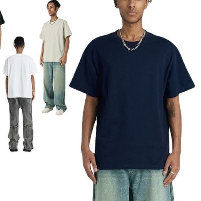 Camiseta de secagem rápida personalizada 190G RTS para homens estilo casual método de tecelagem de tricô tricô