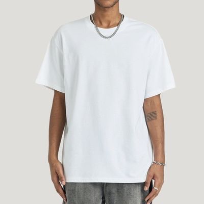 Camiseta de secagem rápida personalizada 190G RTS para homens estilo casual método de tecelagem de tricô tricô