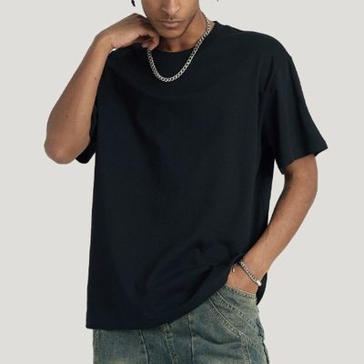 Camiseta de secagem rápida personalizada 190G RTS para homens estilo casual método de tecelagem de tricô tricô