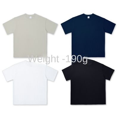 Camiseta de secagem rápida personalizada 190G RTS para homens estilo casual método de tecelagem de tricô tricô