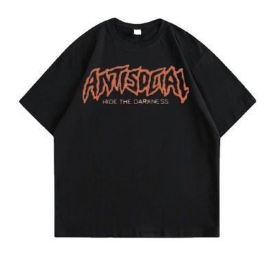T-shirts de algodão personalizados OEM ODM Detecção de agulha anti-encolhimento Plus tamanhos