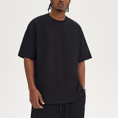 220G T-shirt masculino de algodão 100% grande para roupas de rua vintage
