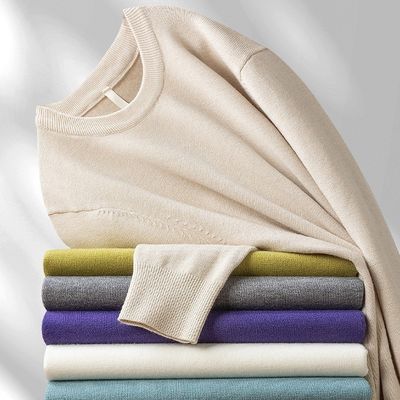 Roupas de malha de lã de merino para homens, de malha de linho, de linho, de linho, de linho.