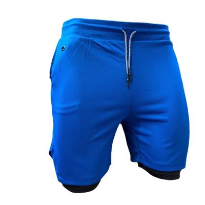 Calças curtas de cintura elásticas para homens para secagem rápida e impressão personalizada