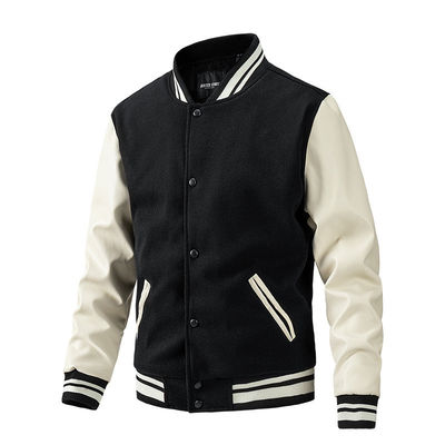 Colete de collar stand-up de Inverno de cobertor para amostra personalizada Colete de beisebol masculino