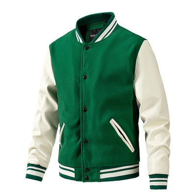 Colete de collar stand-up de Inverno de cobertor para amostra personalizada Colete de beisebol masculino