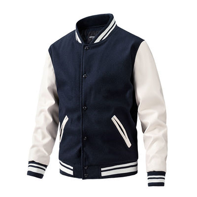 Colete de collar stand-up de Inverno de cobertor para amostra personalizada Colete de beisebol masculino