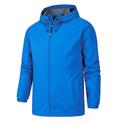Logotipo personalizado Blank impermeável Windbreaker Jackets Plus Size Tracksuit masculino Jacket XMAMLON