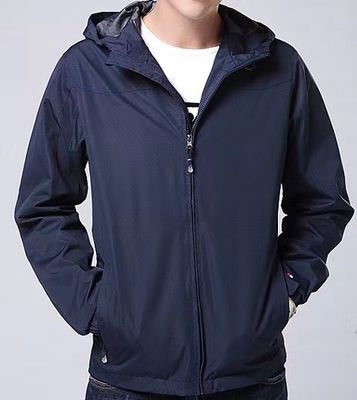 Logotipo personalizado Blank impermeável Windbreaker Jackets Plus Size Tracksuit masculino Jacket XMAMLON